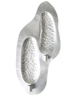 Świeczniki - Świecznik PENICHE Metal 60 cm Srebrny - miniaturka - grafika 1