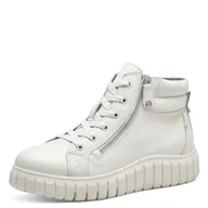 Kozaki damskie - Tamaris Damskie buty sznurowane Comfort z podszewką Duo-Tex i Extra Grip, modne kozaki, białe (Offwhite), rozmiar 38 EU, białawy, 38 EU - miniaturka - grafika 1