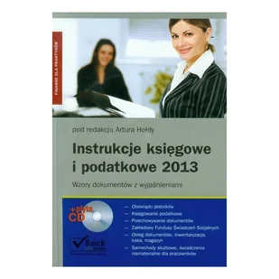 Instrukcje Księgowe I Podatkowe - Artur Hołda - książka - Finanse, księgowość, bankowość - miniaturka - grafika 1