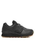 Buty dla dziewczynek - New Balance Sneakersy PV574NBB Czarny - miniaturka - grafika 1