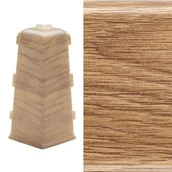 Listwy przypodłogowe - Arbiton Narożnik zewnętrzny do listwy INDO (1 sztuka) dąb sklany - miniaturka - grafika 1