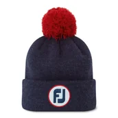 Golf - Ocieplana czapka golfowa Footjoy Solid Pom Pom Beanie - miniaturka - grafika 1
