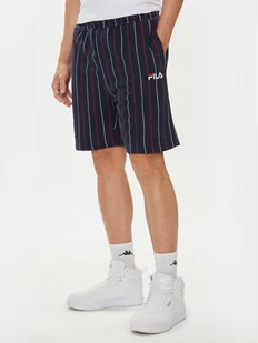 Fila Szorty sportowe FAM0648 Granatowy Regular Fit - Spodenki męskie - miniaturka - grafika 1