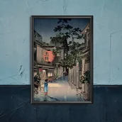 Plakaty - Plakat retro Ushigome Kagurazaka - miniaturka - grafika 1