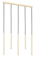 Lampy sufitowe - Collet lampa wisząca 5-punktowa złota 63161 - miniaturka - grafika 1