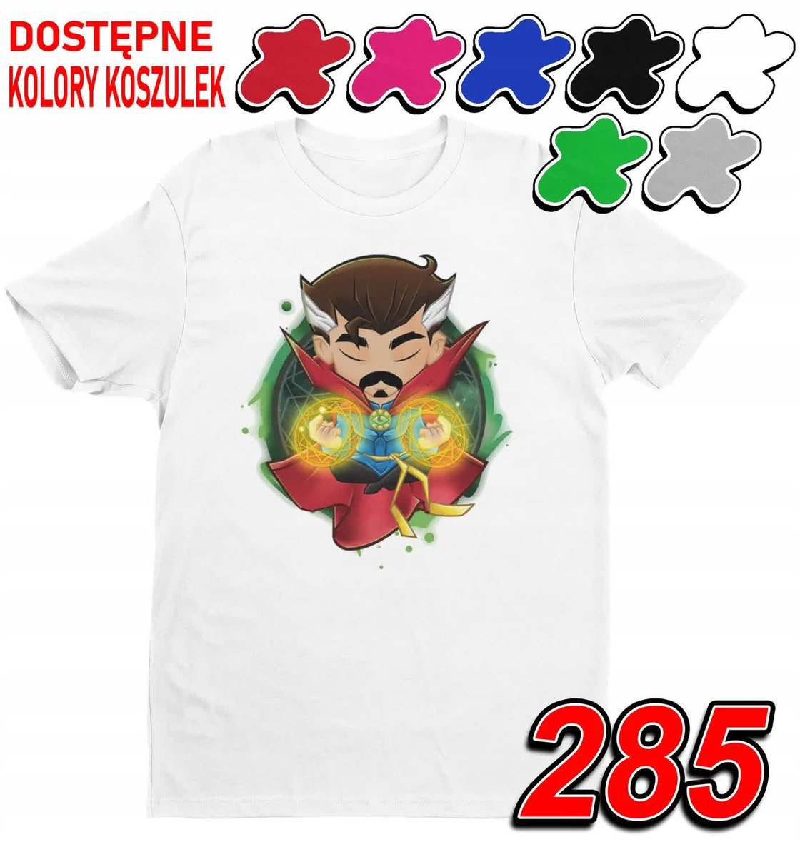 Dziecięca Koszulka T-Shirt Z Nadrukiem Avengers Doktor Strange - L 146-152