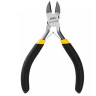 Kombinerki i obcęgi - Szczypce tnące boczne Deli Tools EDL20025, 5" (żółte) - miniaturka - grafika 1