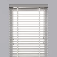 Żaluzje - Trendiy Decosol Żaluzje drewniane, poziome, 50 mm, 80 x 130  cm, białe - miniaturka - grafika 1