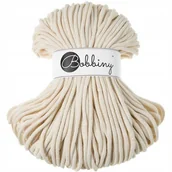 Półfabrykaty do biżuterii - Sznurek pleciony BOBBINY 5mm / 100m / Naturalny - miniaturka - grafika 1