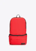 Plecaki - Wielofunkcyjny plecak składany w nerkę czerwony - miniaturka - grafika 1