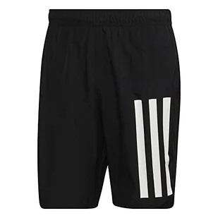 adidas Męskie klapki do pływania Big3s Clx Cl, czarne/białe, 50, czarny/biały, L - Klapki i japonki męskie - miniaturka - grafika 1