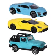 Samochody i pojazdy dla dzieci - Zestaw 3 resoraków, Audi, Ford, Jeep, skala 1:64 - miniaturka - grafika 1