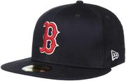 Czapki i chusty sportowe męskie - Czapka 59Fifty MLB Red Sox Side Patch by New Era, ciemnoniebieski, 7 1/2 (59,6 cm) - miniaturka - grafika 1