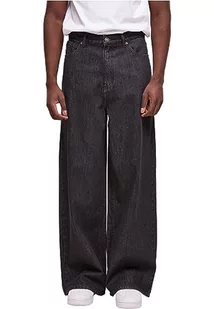 Urban Classics Spodnie męskie, Realblack Washed, 42 - Spodnie męskie - miniaturka - grafika 1