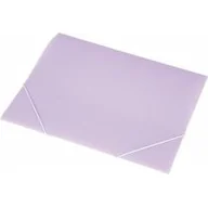 Teczki i skoroszyty - Panta Plast  Teczka na gumkę A4 transparentna EX4302 fioletowa - miniaturka - grafika 1