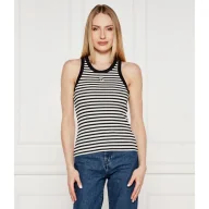 Koszulki i topy damskie - Karl Lagerfeld Top Slim Fit - miniaturka - grafika 1