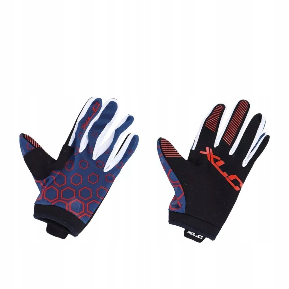 Rękawiczki rowerowe XLC MTB [Kolor Czerwony, Rozmiar XL]