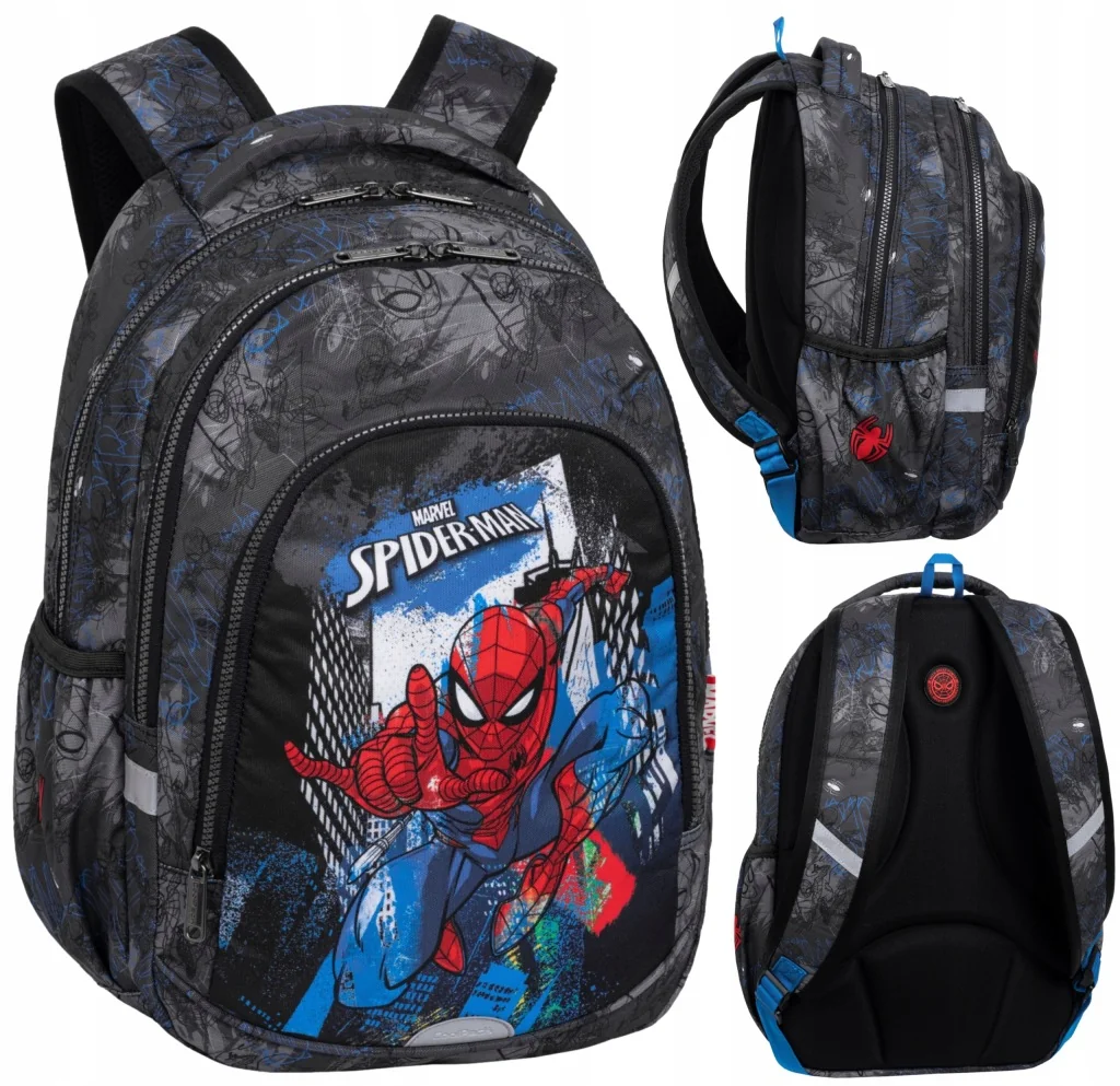 PLECAK SZKOLNY DLA CHŁOPCA SPIDERMAN 21L MŁODZIEŻOWY KLASA 1-3 COOLPACK