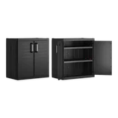 Skrzynie ogrodowe - KETER Szafa Detroit Low XL czarna 969510) - miniaturka - grafika 1