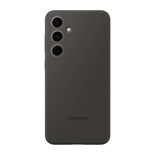 Samsung Silikonowe etui na telefon Galaxy S24 FE, ochronne etui z różnorodnością kolorów, gładki uchwyt, miękki i elegancki design, bezszwowe dopasowanie, wersja US, czarna