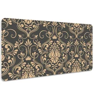 Podkładki na biurko - Mata z nadrukiem na biurko Złoty ornament 100x50 cm, Dywanomat - miniaturka - grafika 1