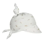 Zestawy naczyń dla dzieci - Baby Steps Tetrowa chusteczka na głowę - Piórka - miniaturka - grafika 1