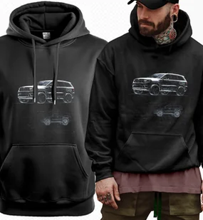 Bluza męska czarna z nadrukiem prezent Grand Cheroke Jeep S urodziny - Bluzy męskie - miniaturka - grafika 1