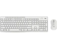 Zestawy myszka + klawiatura - Logitech MK295 Silent Wireless Combo klawiatura Dołączona myszka RF Wireless QWERTY Skandynawia Biały - miniaturka - grafika 1