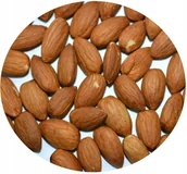 Ziarna i nasiona roślin strączkowych - MIGDAŁ KALIFORNIJSKI cały 500g przekąska musli - miniaturka - grafika 1