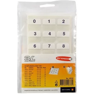Zakładki indeksujące niebieskie 12x25mm (72szt.) 10515 3L - Notesy i bloczki - miniaturka - grafika 1