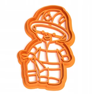 Foremka ciastek Strażak Straż Pożarna Wykrawacz - Formy do ciast Foremka ciastek Strażak Straż Pożarna Wykrawacz - Formy do ciast - miniaturka - grafika 1