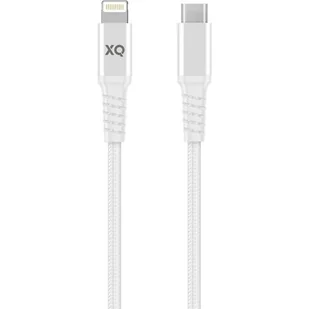 Xqisit Extra Strong Lightning USB-C 2m biały - Kable USB - miniaturka - grafika 1