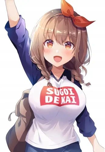Plakat Anime Oppai Momitai OMSI_005 A2 (custom)
