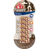 Przysmaki dla psów - 8in1 Przysmak 8in1 Triple Flavour Twisted Sticks 10 szt. Dostawa GRATIS od 99 zł + super okazje - miniaturka - grafika 1