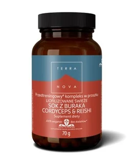 Terranova Terranova Sok z buraka Cordyceps i Reishi 70 g - Suplementy naturalne - miniaturka - grafika 1