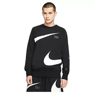 Bluzy męskie - Nike Męska bluza Swoosh Sbb, czarny/biały, 104 - miniaturka - grafika 1