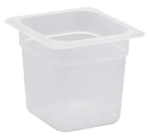 Pojemnik GN 1/6 z przezroczystego polipropylenu, Cambro, GN 1/6, 2,2L, transparentny, 162x176x(H)150mm - Akcesoria gastronomiczne - miniaturka - grafika 1