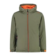 Kurtki i płaszcze dla chłopców - CMP - Wyściełana kurtka dziecięca ze stałym kapturem, Kaki, 98 - miniaturka - grafika 1