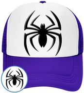 Czapki i chusty sportowe męskie - CZAPKA Z DASZKIEM SPIDERMAN DLA DZIECI NA LATO NIEBIESKA BEJSBOLÓWKA - miniaturka - grafika 1
