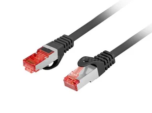 PATCHCORD KAT.6 FTP LSZH CU 0.25M CZARNY FLUKE PASSED LANBERG - Kable miedziane - miniaturka - grafika 1