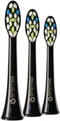 Końcówki do szczoteczek elektrycznych - Końcówki do szczoteczek Oromed Oro-Sonic Next 3 szt. Czarne Darmowa dostawa od 99 zł! - miniaturka - grafika 1