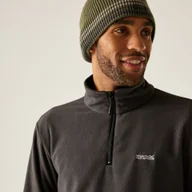 Bluzy sportowe męskie - Regatta Polar męski z suwakiem 1/2 Thompson Ciemnoszary, Rozmiar: 5XL - miniaturka - grafika 1