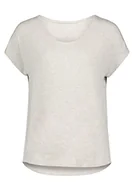 Koszulki i topy damskie - Betty & Co T-shirt damski, beżowy, XXL - miniaturka - grafika 1