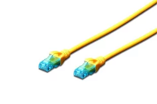 Digitus Kabel patch cord UTP, CAT.5E, żółty,5 m, 15 LGW DK-1512-050/Y - Patchcordy - miniaturka - grafika 2