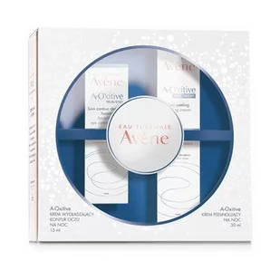 Avene A-Oxitive XMASS - zestaw (Krem peelingujący na noc 30ml + Krem pod oczy 15ml) - Zestawy kosmetyków damskich - miniaturka - grafika 1