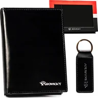 Portfele - Rovicky Zestaw Prezentowy: Elegancki, Skórzany Portfel Męski I Brelok - miniaturka - grafika 1