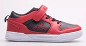Buty dla dziewczynek - Kappa, Buty dziecięce sneakersy LINEUP LOW K, 260932K-2011, Czerwono-czarne, Rozmiar 32 - miniaturka - grafika 1