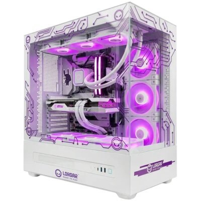 LORGAR Pro PCP401-WH R7-7800X3D 32GB RAM 2TB SSD GeForce RTX5070Ti DLSS 4.5 Wi-Fi LRG-PCP401-WH