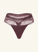 Majtki damskie - Calvin Klein Stringi Modern Lace lila - miniaturka - grafika 1