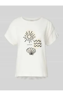 T-shirt o kroju regular fit z czystej bawełny - Tom Tailor - Koszulki i topy damskie - miniaturka - grafika 1